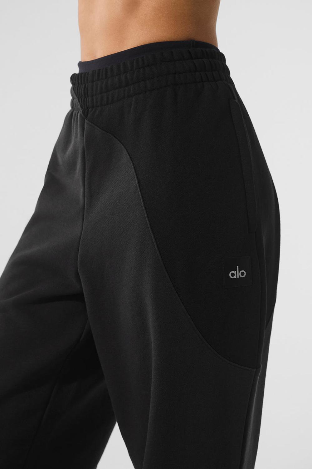 Pantalon Deportivo Alo Yoga Make Waves Mujer Negras | España  EICW-84319