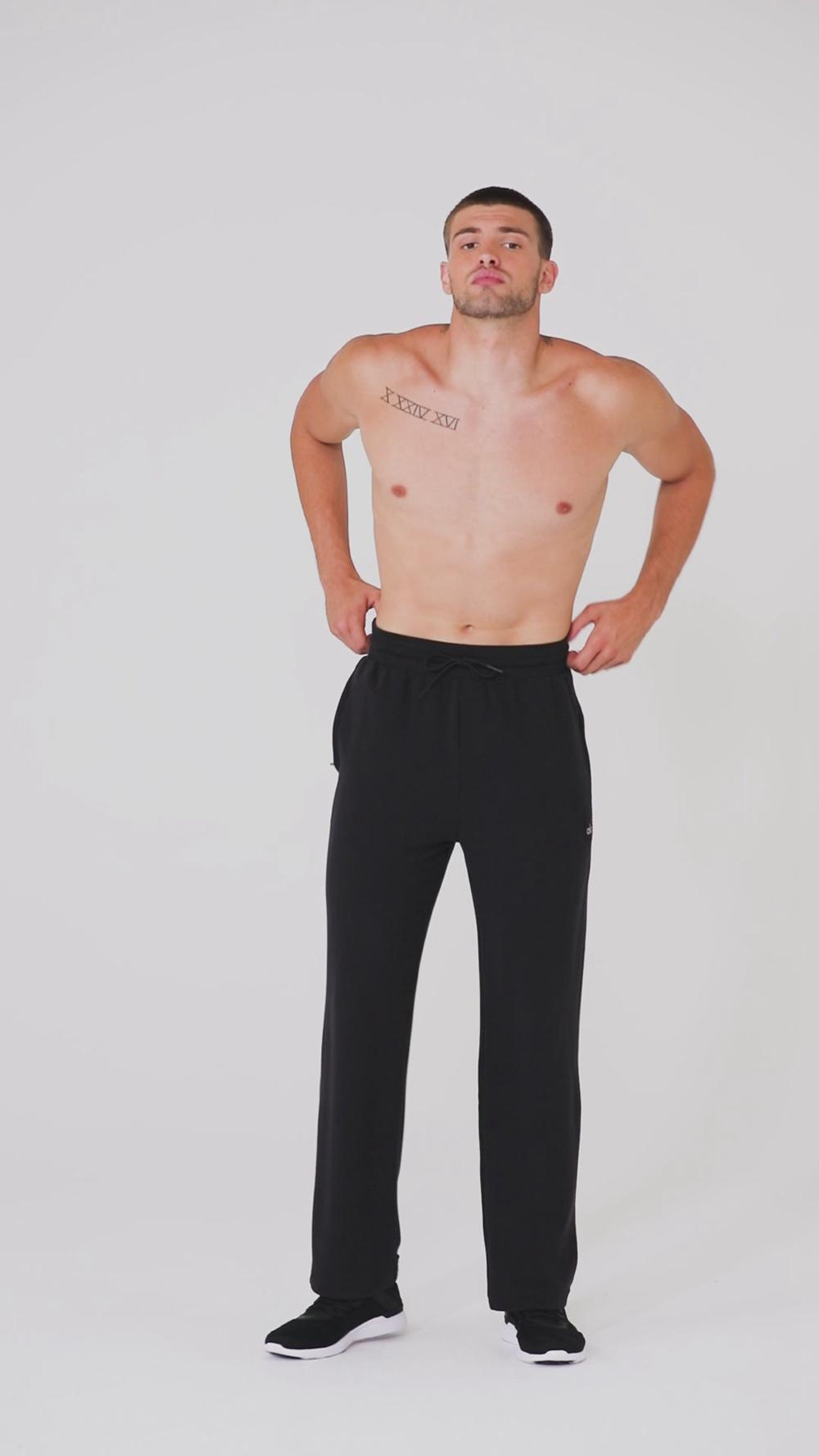 Pantalon Deportivo Alo Yoga Micro Waffle Fast Break Hombre Espresso | España  KGOX-84027