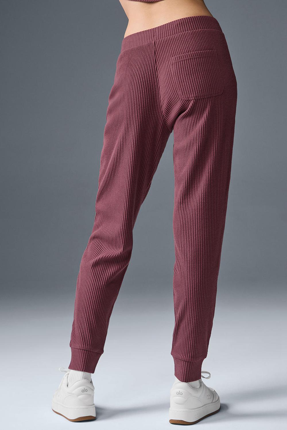 Pantalon Deportivo Alo Yoga Muse Mujer Burdeos | España  NKUF-73084