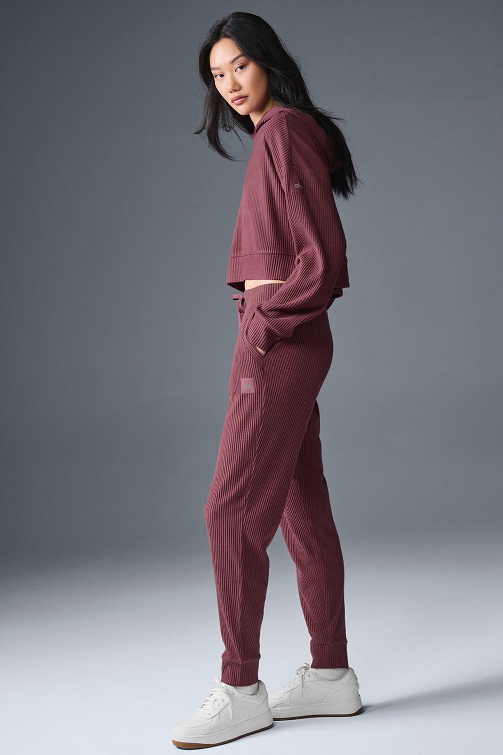 Pantalon Deportivo Alo Yoga Muse Mujer Burdeos | España  NKUF-73084