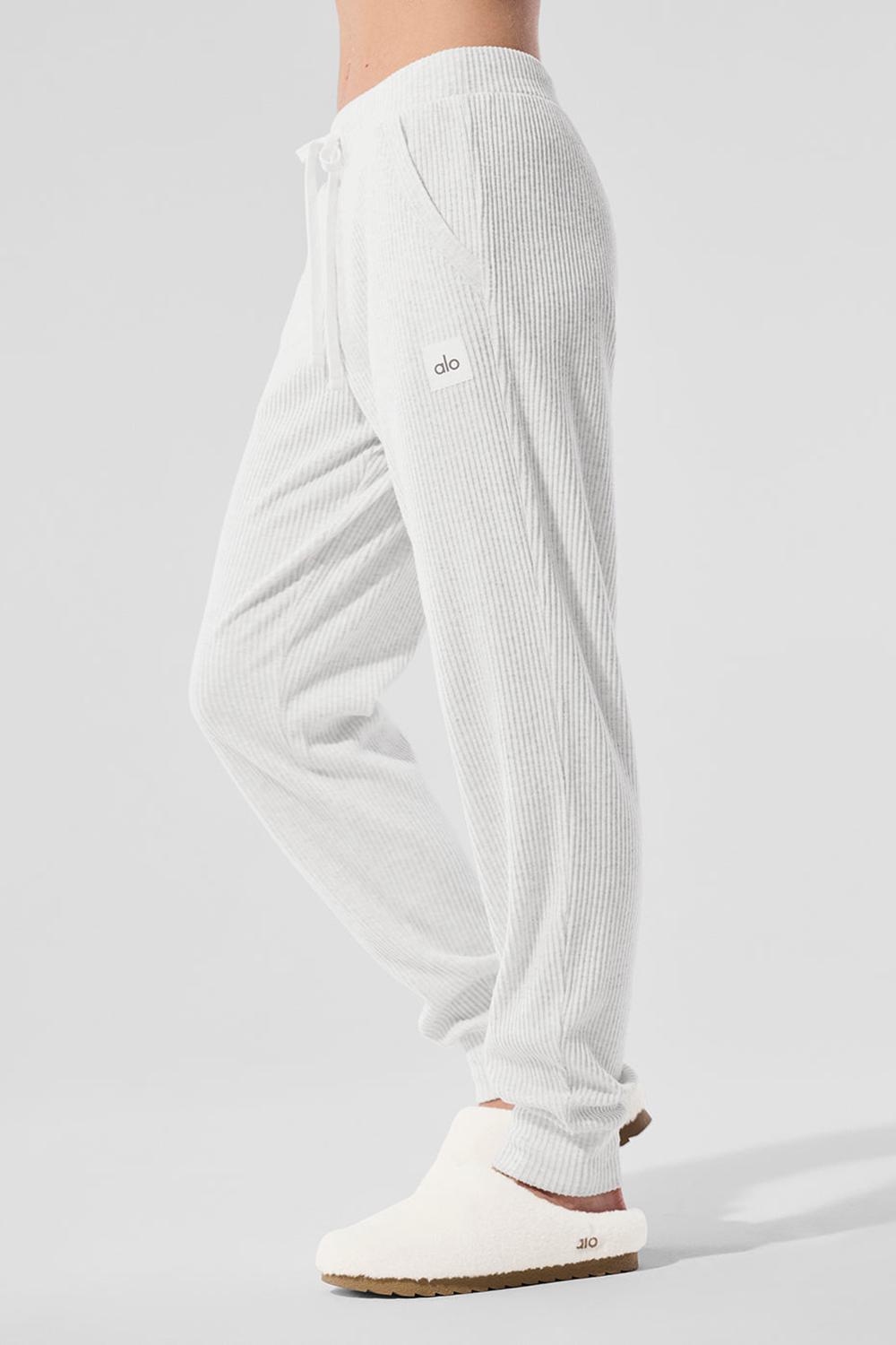 Pantalon Deportivo Alo Yoga Muse Mujer Blancas | España  KPJT-13456