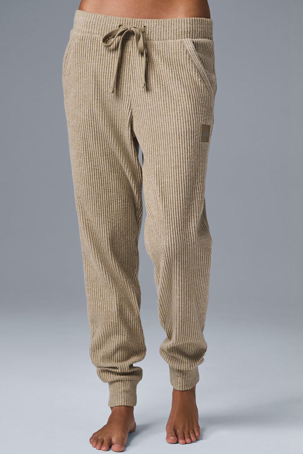 Pantalon Deportivo Alo Yoga Muse Mujer Gravel Heather | España  HYRE-18965