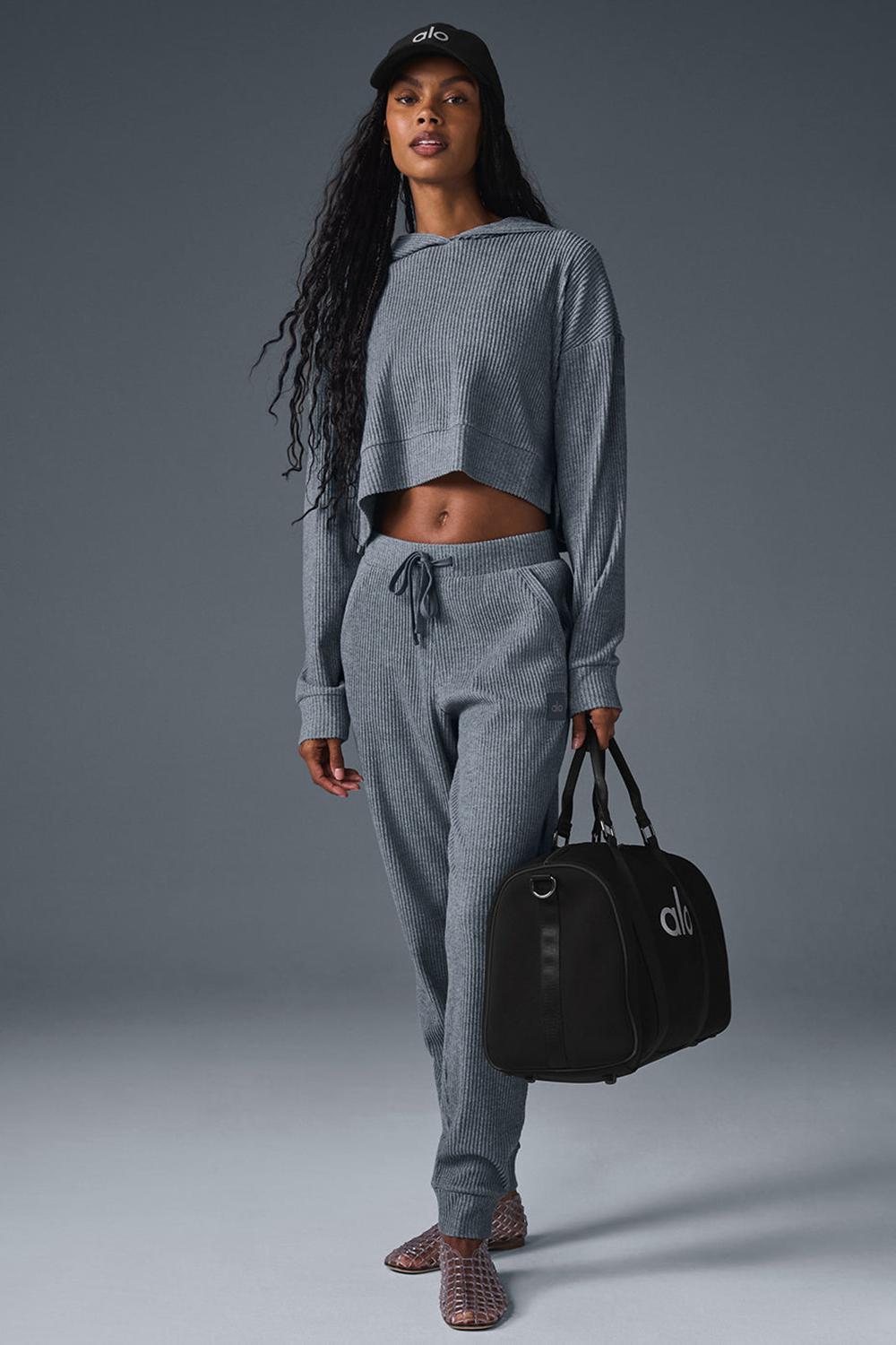 Pantalon Deportivo Alo Yoga Muse Mujer Gris | España  ZLWB-92538