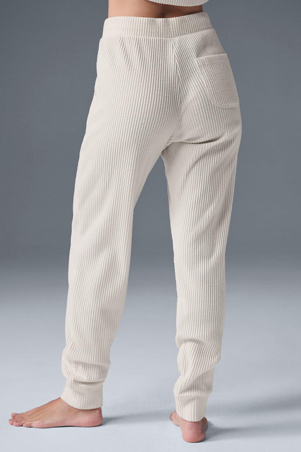 Pantalon Deportivo Alo Yoga Muse Mujer Ivory | España  PJVG-74180