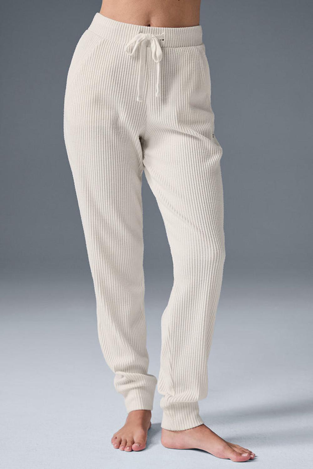 Pantalon Deportivo Alo Yoga Muse Mujer Ivory | España  PJVG-74180