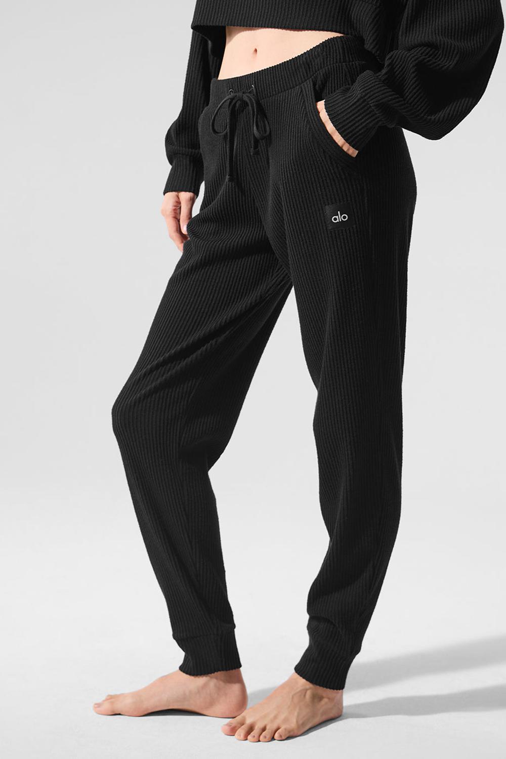 Pantalon Deportivo Alo Yoga Muse Mujer Negras | España  JHSD-59017