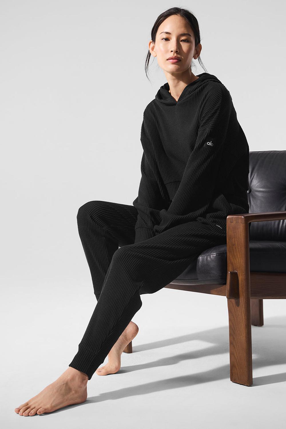 Pantalon Deportivo Alo Yoga Muse Mujer Negras | España  JHSD-59017