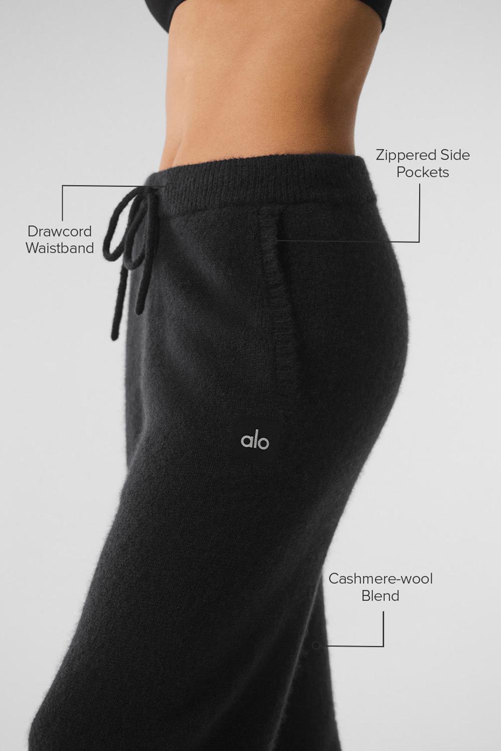 Pantalon Deportivo Alo Yoga New Class Cashmere Mujer Negras | España  UWQI-54207