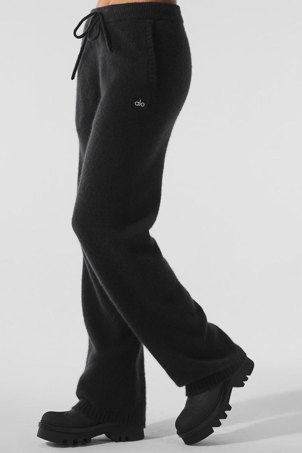 Pantalon Deportivo Alo Yoga New Class Cashmere Mujer Negras | España  UWQI-54207