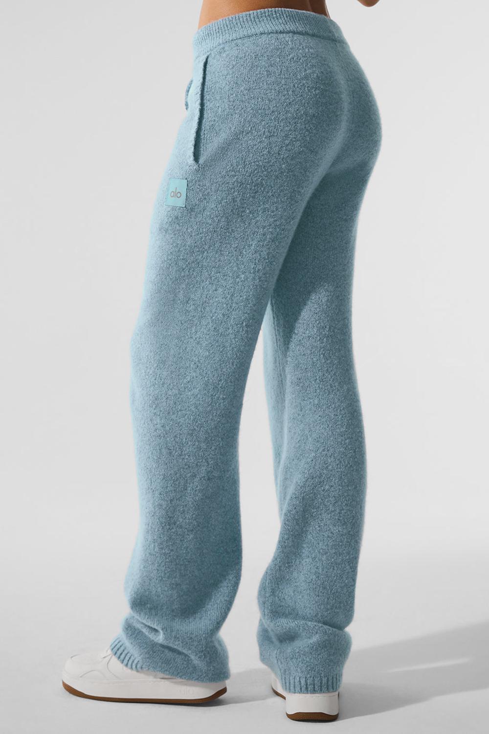 Pantalon Deportivo Alo Yoga New Class Cashmere Mujer Azules | España  RYAS-36049