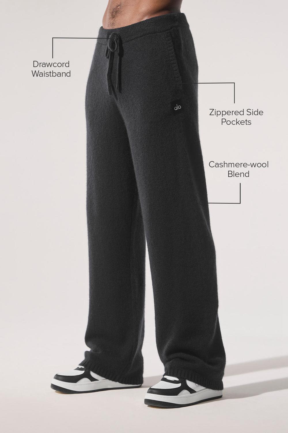 Pantalon Deportivo Alo Yoga New Class Cashmere Hombre Negras | España  XUJO-35674
