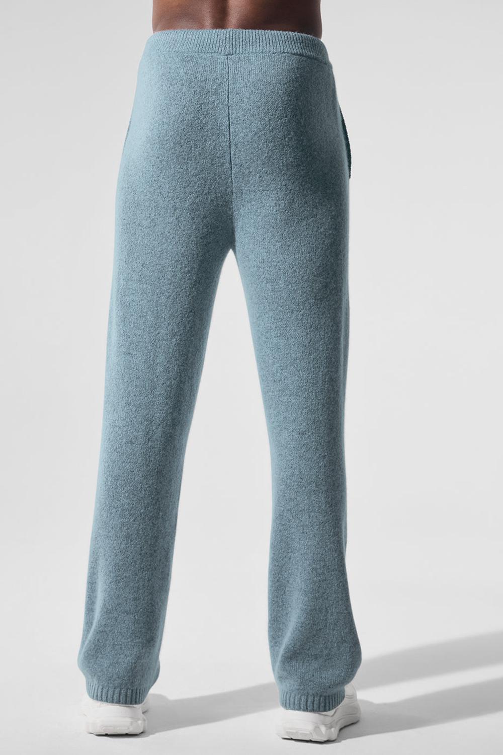 Pantalon Deportivo Alo Yoga New Class Cashmere Hombre Azules | España  DQMA-72136