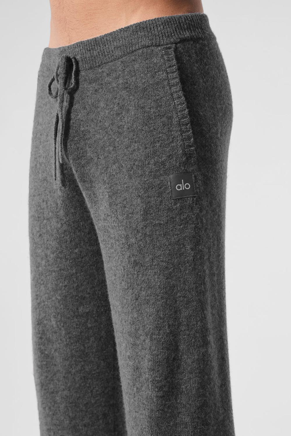 Pantalon Deportivo Alo Yoga New Class Cashmere Hombre Plateadas Gris | España  TMWN-50793
