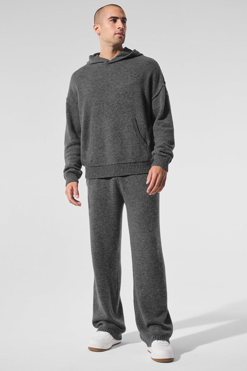 Pantalon Deportivo Alo Yoga New Class Cashmere Hombre Plateadas Gris | España  TMWN-50793