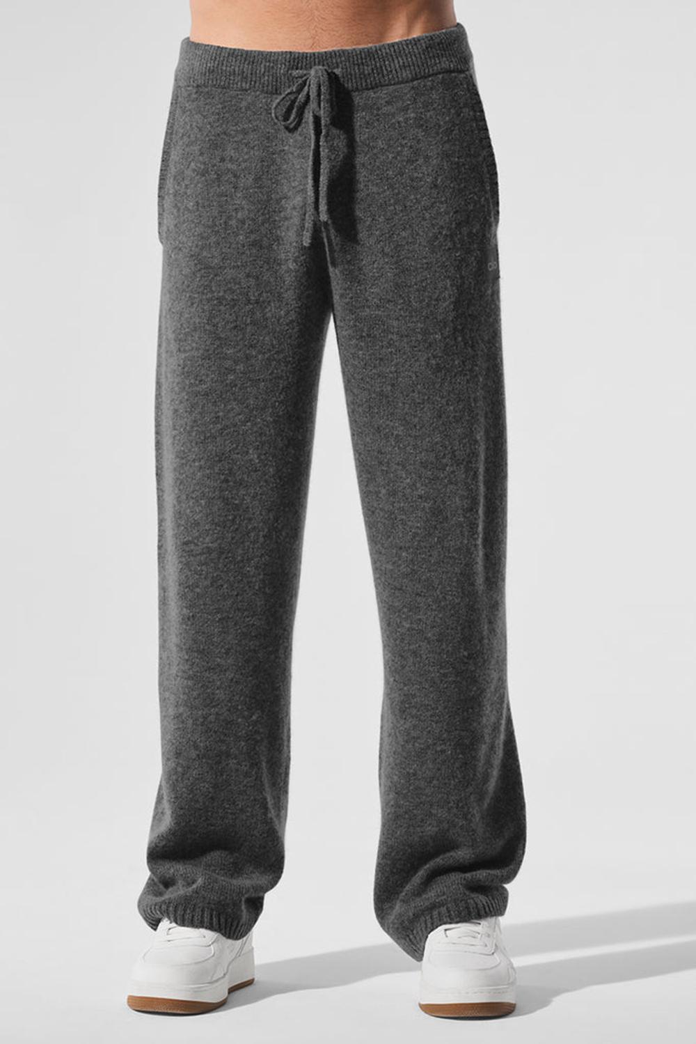Pantalon Deportivo Alo Yoga New Class Cashmere Hombre Plateadas Gris | España  TMWN-50793