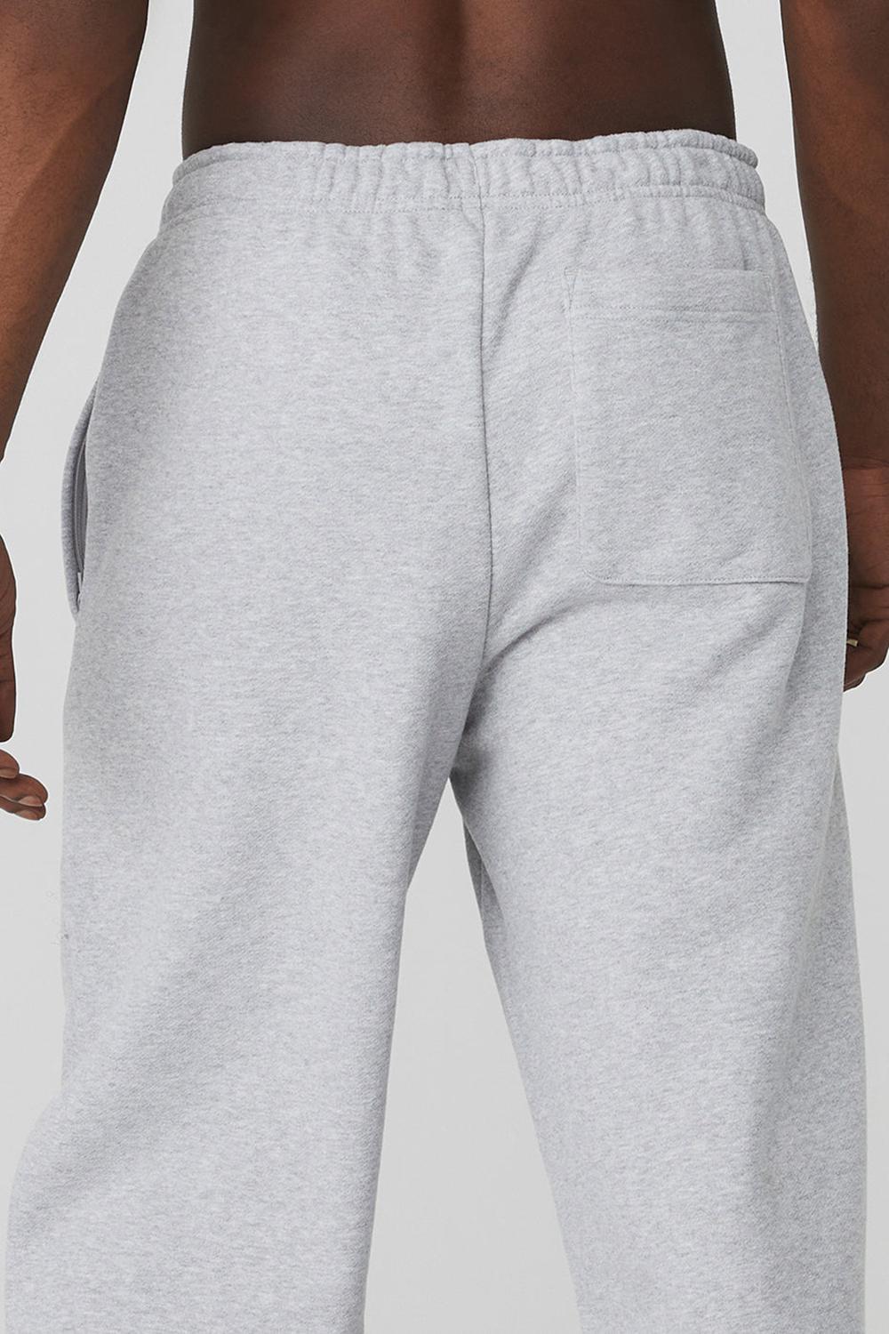 Pantalon Deportivo Alo Yoga Renown Heavy Weight Hombre Gris | España  NPCY-71825