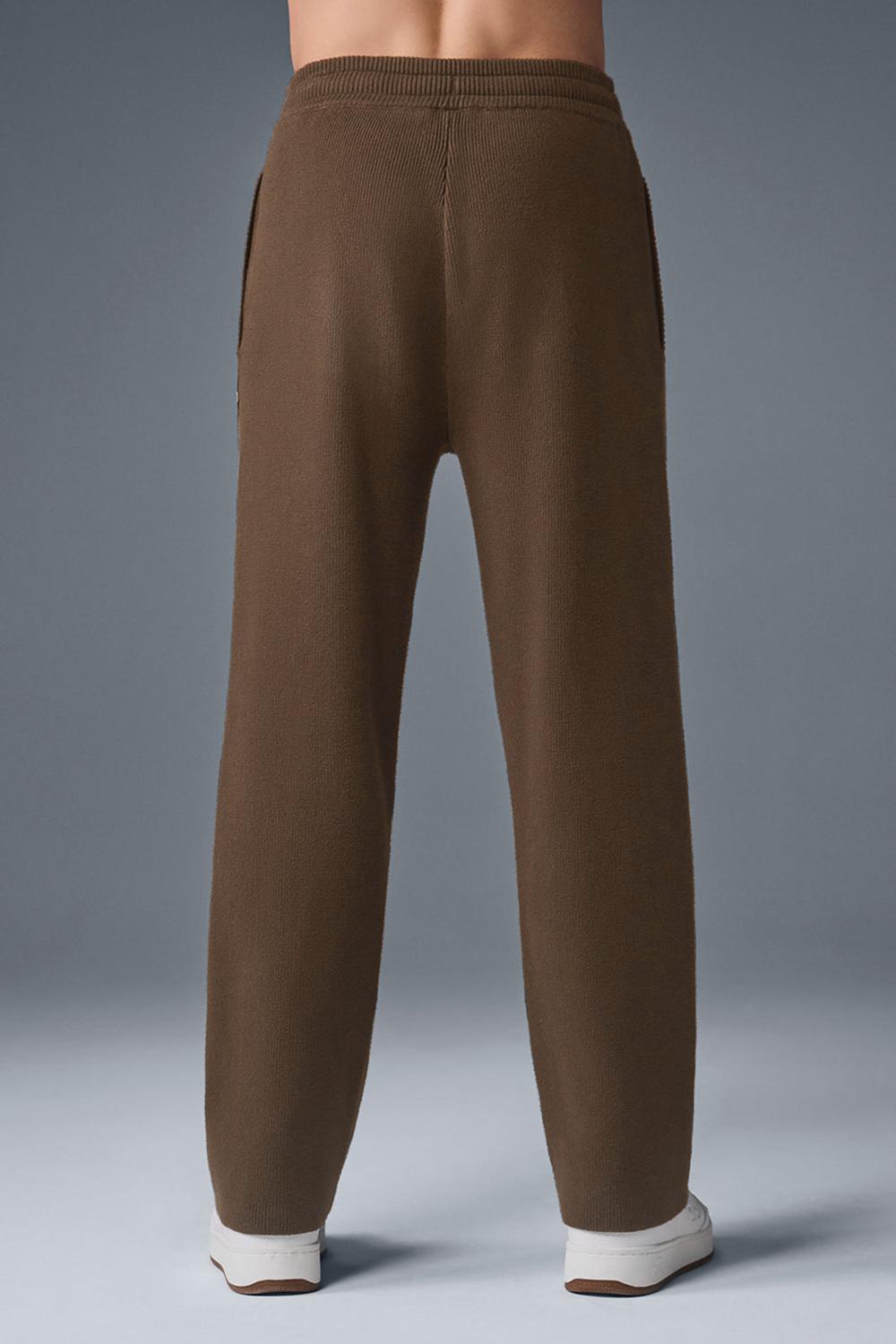 Pantalon Deportivo Alo Yoga Scholar Straight Leg Hombre Espresso | España  ASBC-63521