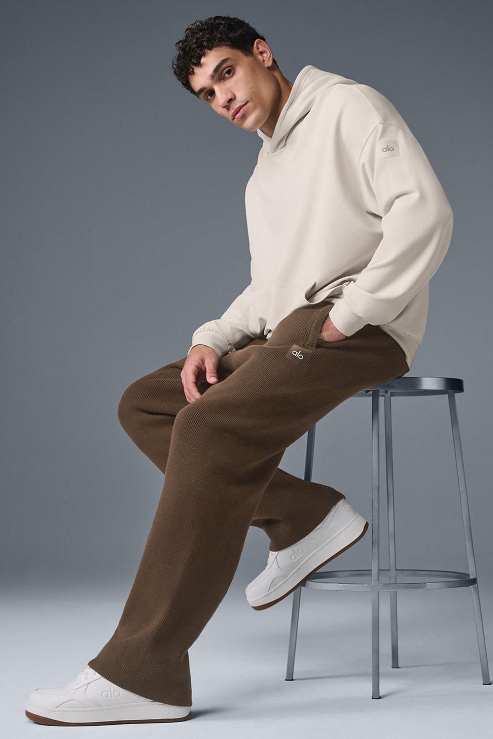 Pantalon Deportivo Alo Yoga Scholar Straight Leg Hombre Espresso | España  ASBC-63521
