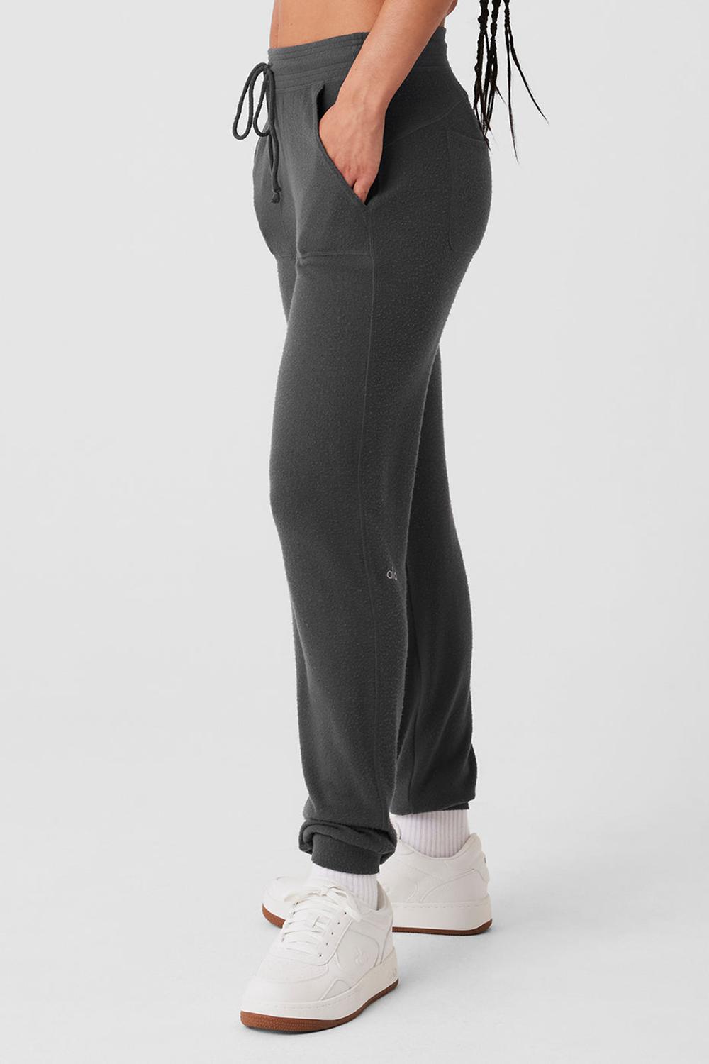 Pantalon Deportivo Alo Yoga Soho Mujer Anthracite | España  VZAP-17594