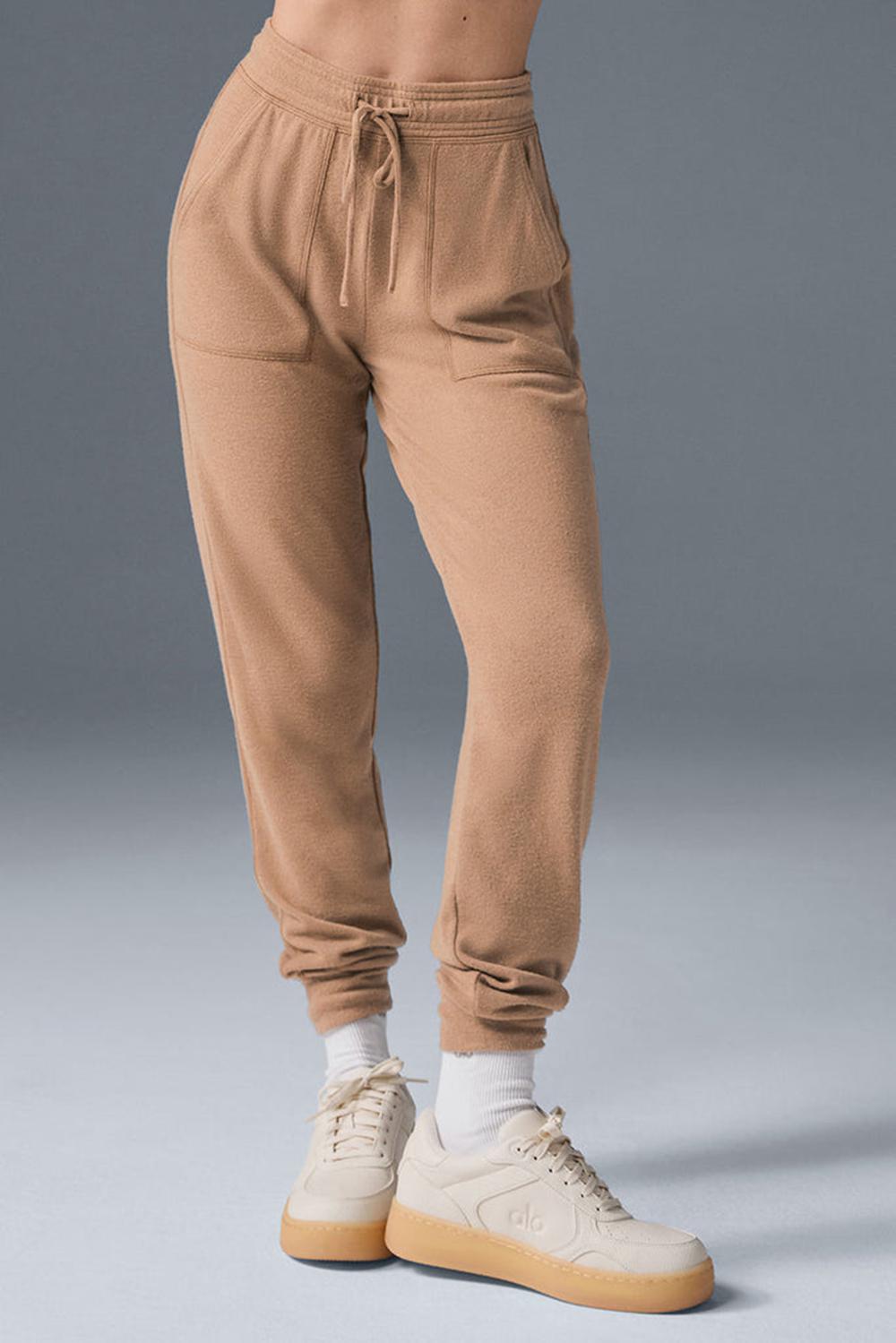 Pantalon Deportivo Alo Yoga Soho Mujer Toasted Almond | España  KYBZ-30826