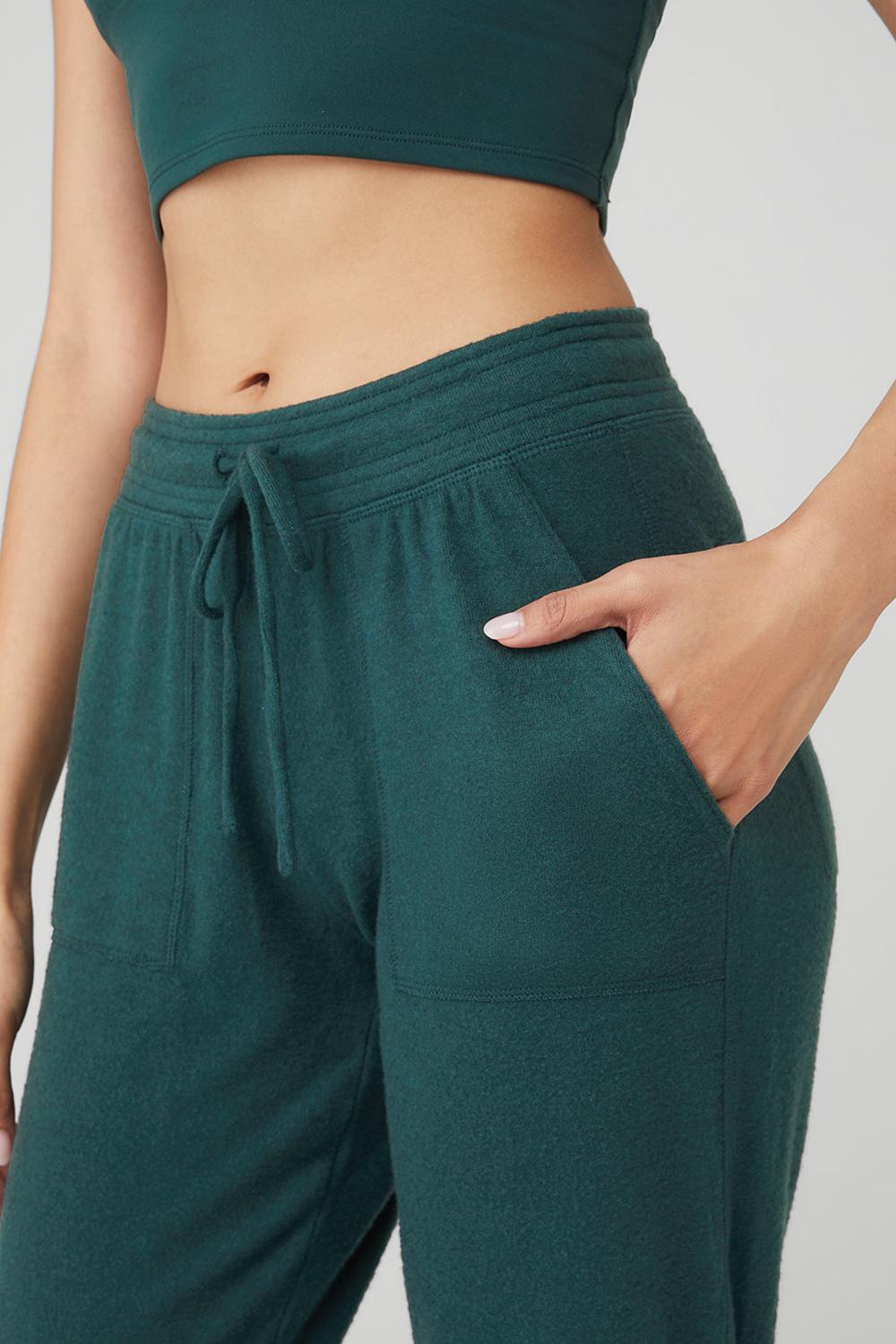 Pantalon Deportivo Alo Yoga Soho Mujer Verde | España  ERPJ-45703
