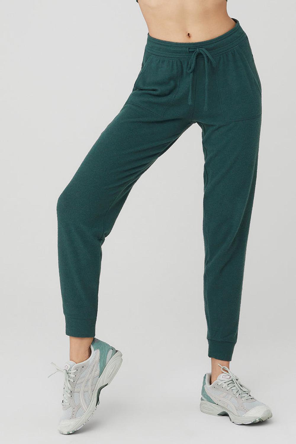 Pantalon Deportivo Alo Yoga Soho Mujer Verde | España  ERPJ-45703