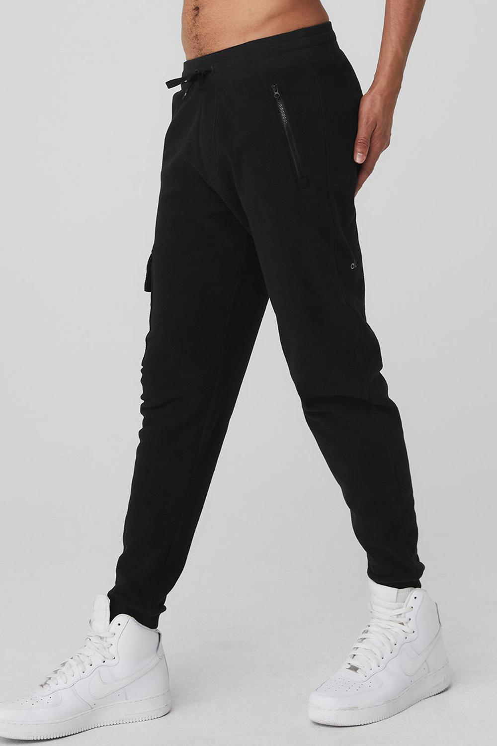 Pantalon Deportivo Alo Yoga Streetside Hombre Negras | España  HTVY-81324