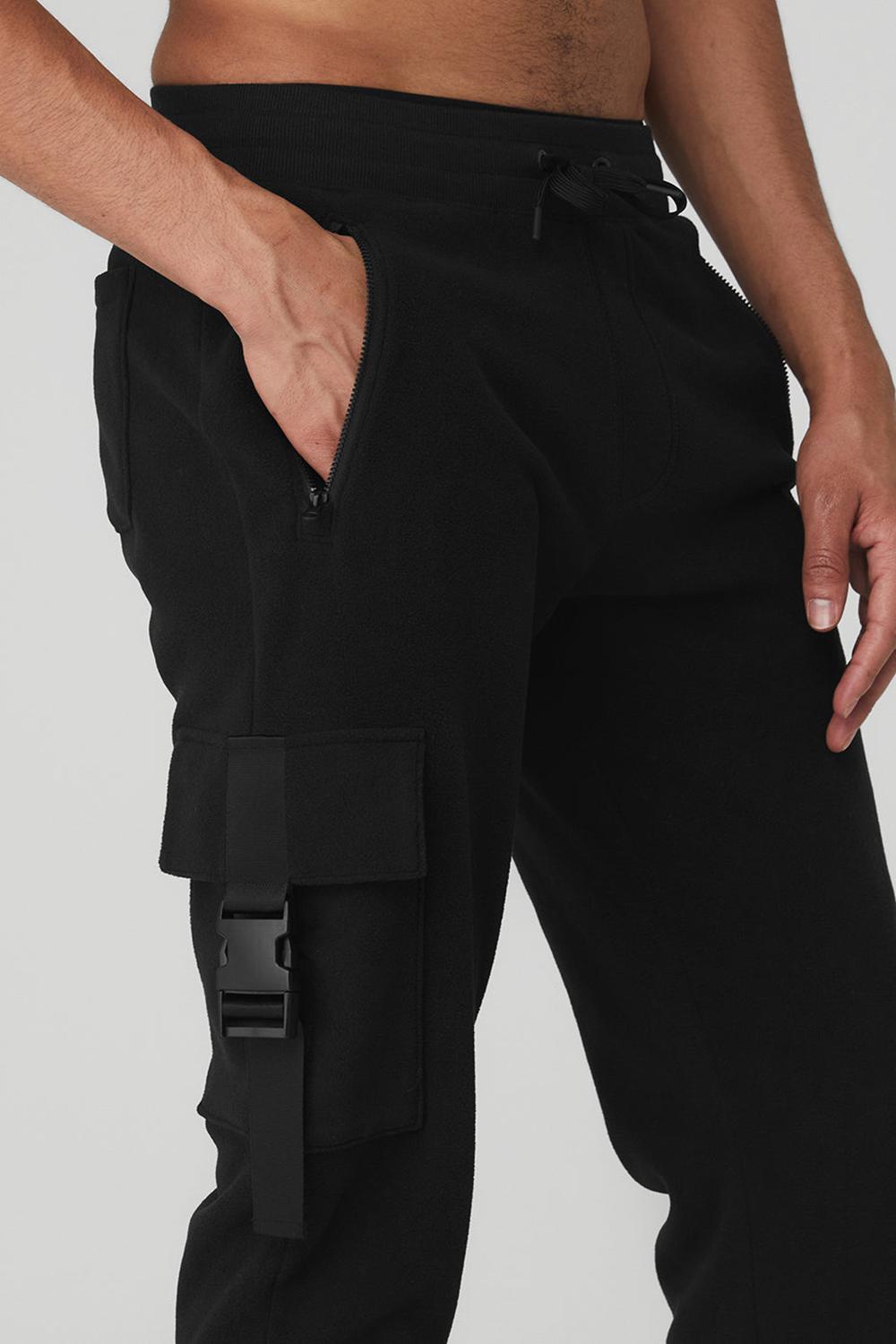 Pantalon Deportivo Alo Yoga Streetside Hombre Negras | España  HTVY-81324