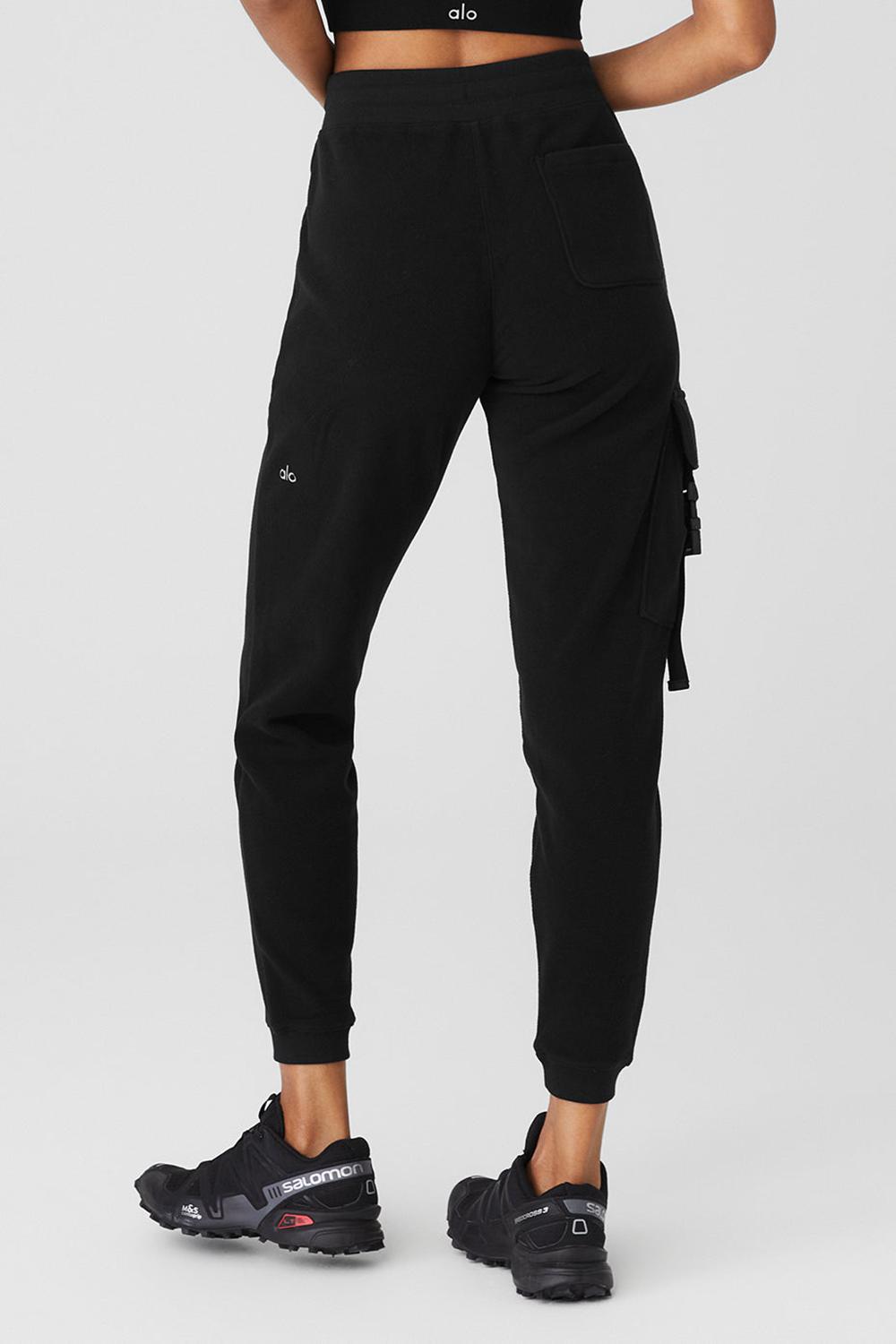 Pantalon Deportivo Alo Yoga Streetside Mujer Negras | España  FCVI-85194
