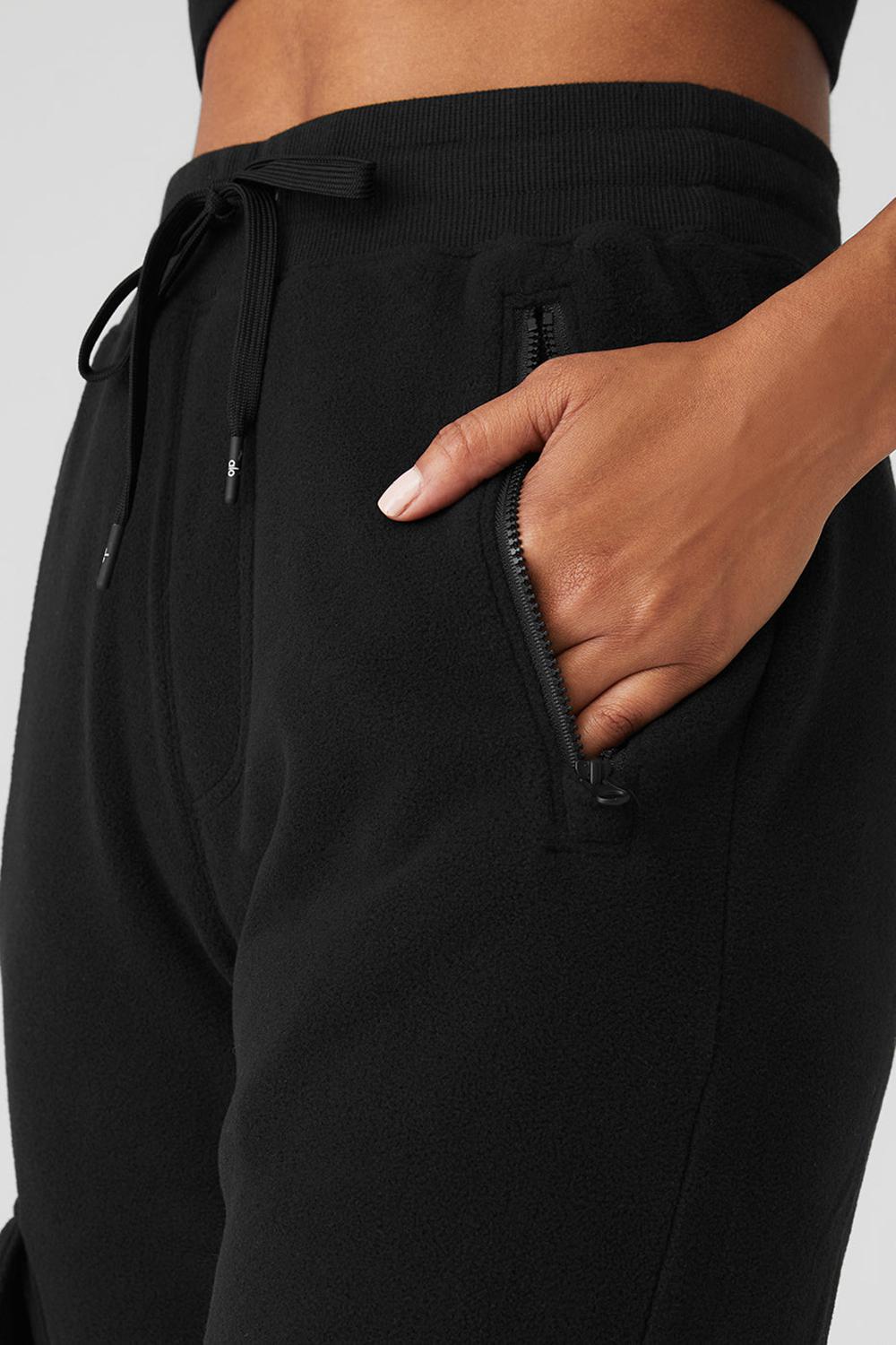 Pantalon Deportivo Alo Yoga Streetside Mujer Negras | España  FCVI-85194
