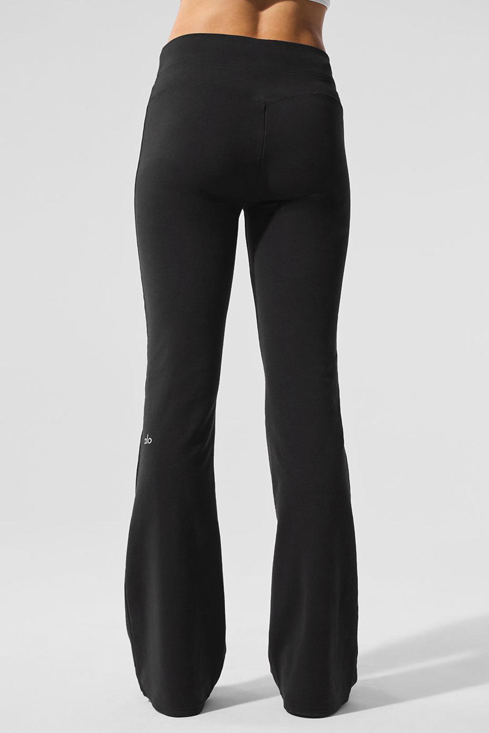 Pantalon Deportivo Alo Yoga Sway Bootcut Mujer Negras | España  BKFJ-21735