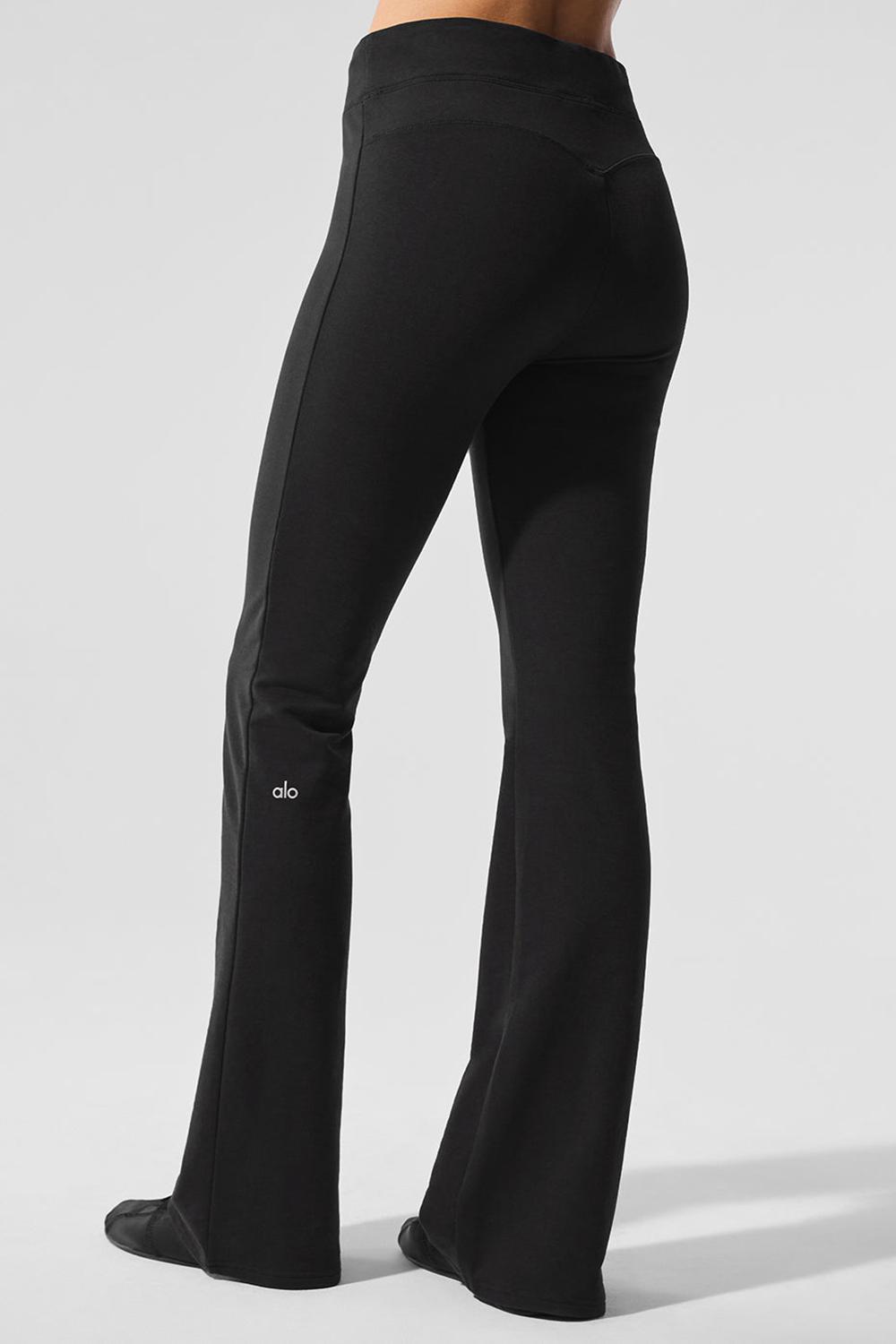 Pantalon Deportivo Alo Yoga Sway Bootcut Mujer Negras | España  BKFJ-21735