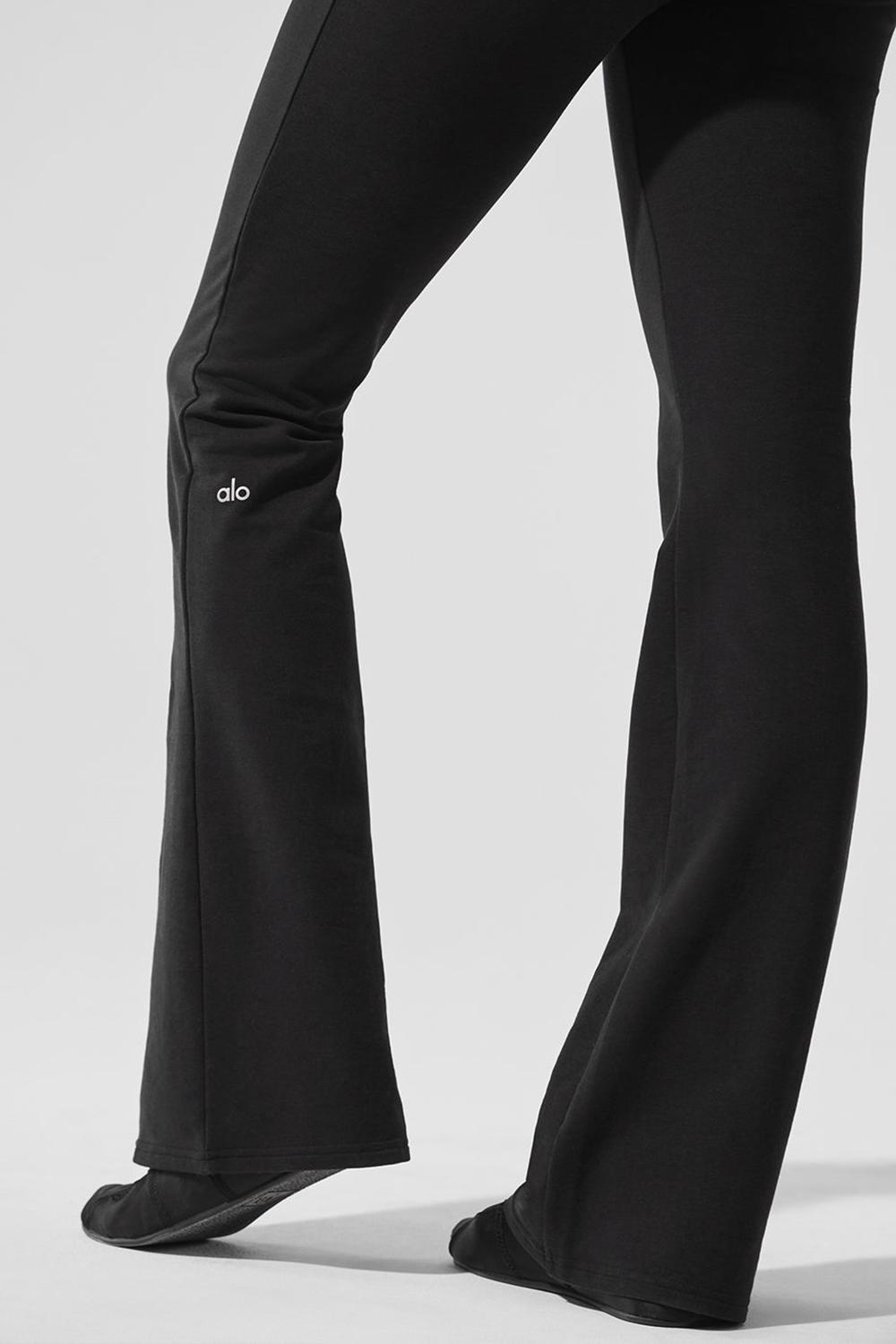 Pantalon Deportivo Alo Yoga Sway Bootcut Mujer Negras | España  BKFJ-21735