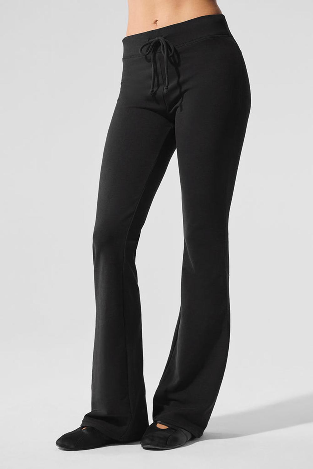 Pantalon Deportivo Alo Yoga Sway Bootcut Mujer Negras | España  BKFJ-21735