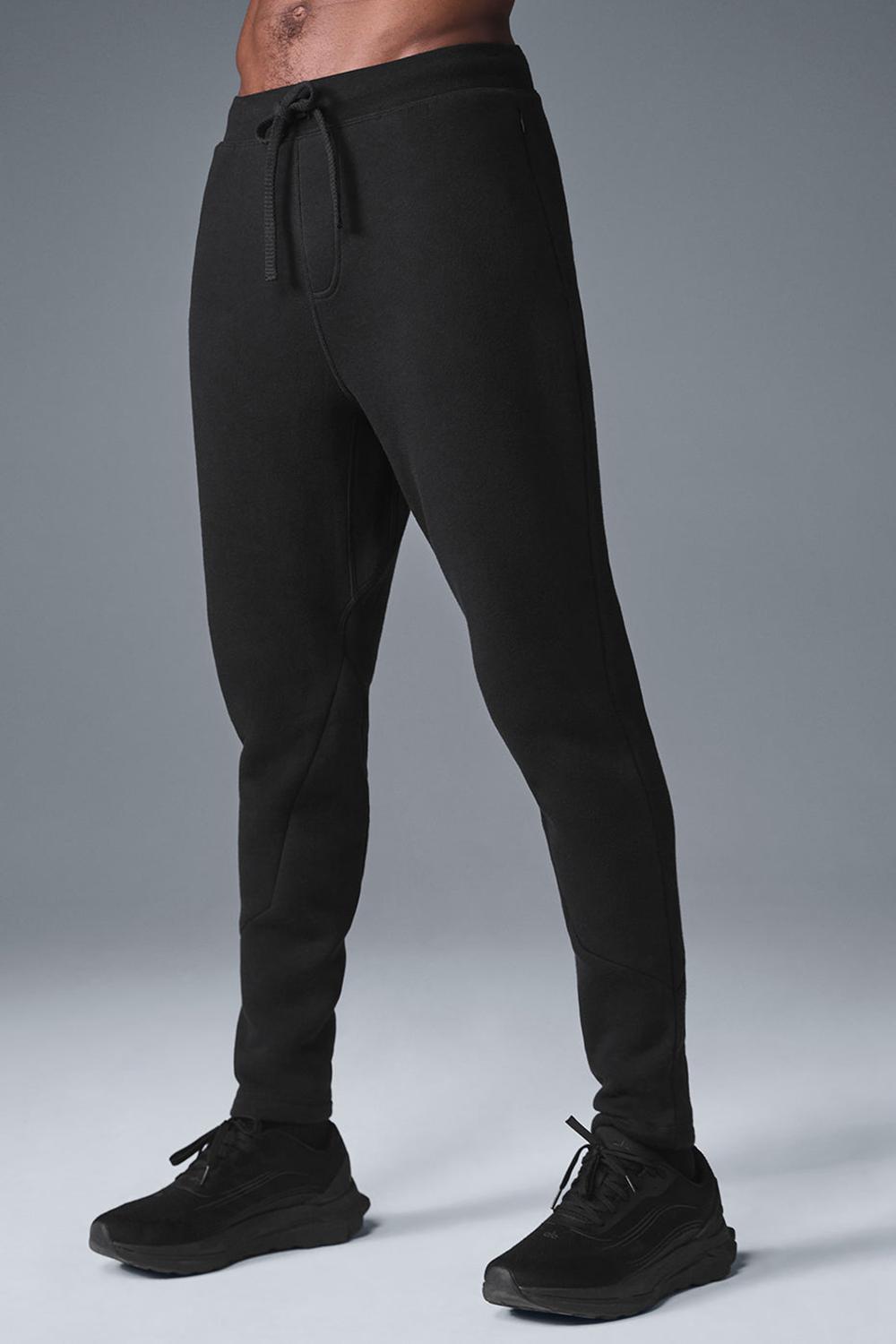 Pantalon Deportivo Alo Yoga The Triumph Hombre Negras | España  OQDH-62845