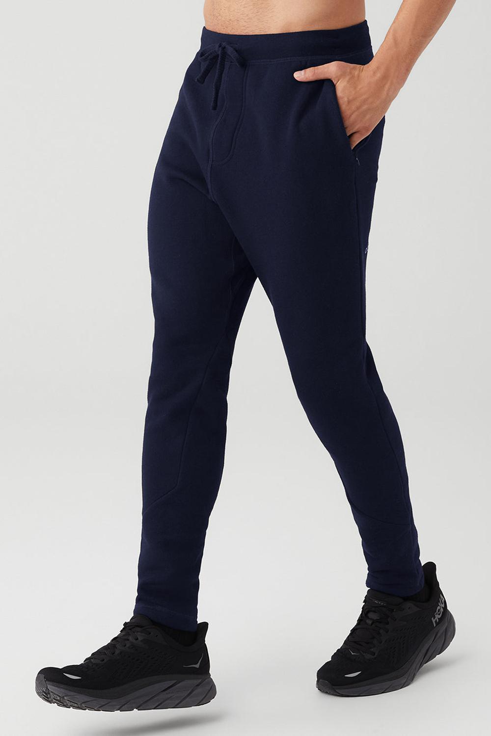 Pantalon Deportivo Alo Yoga The Triumph Hombre Azul Marino | España  GXIV-82306