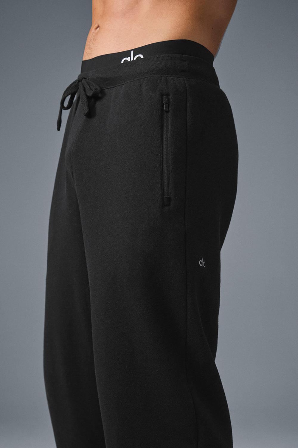 Pantalon Deportivo Alo Yoga Triumph Restore Hombre Negras | España  TJNX-71429