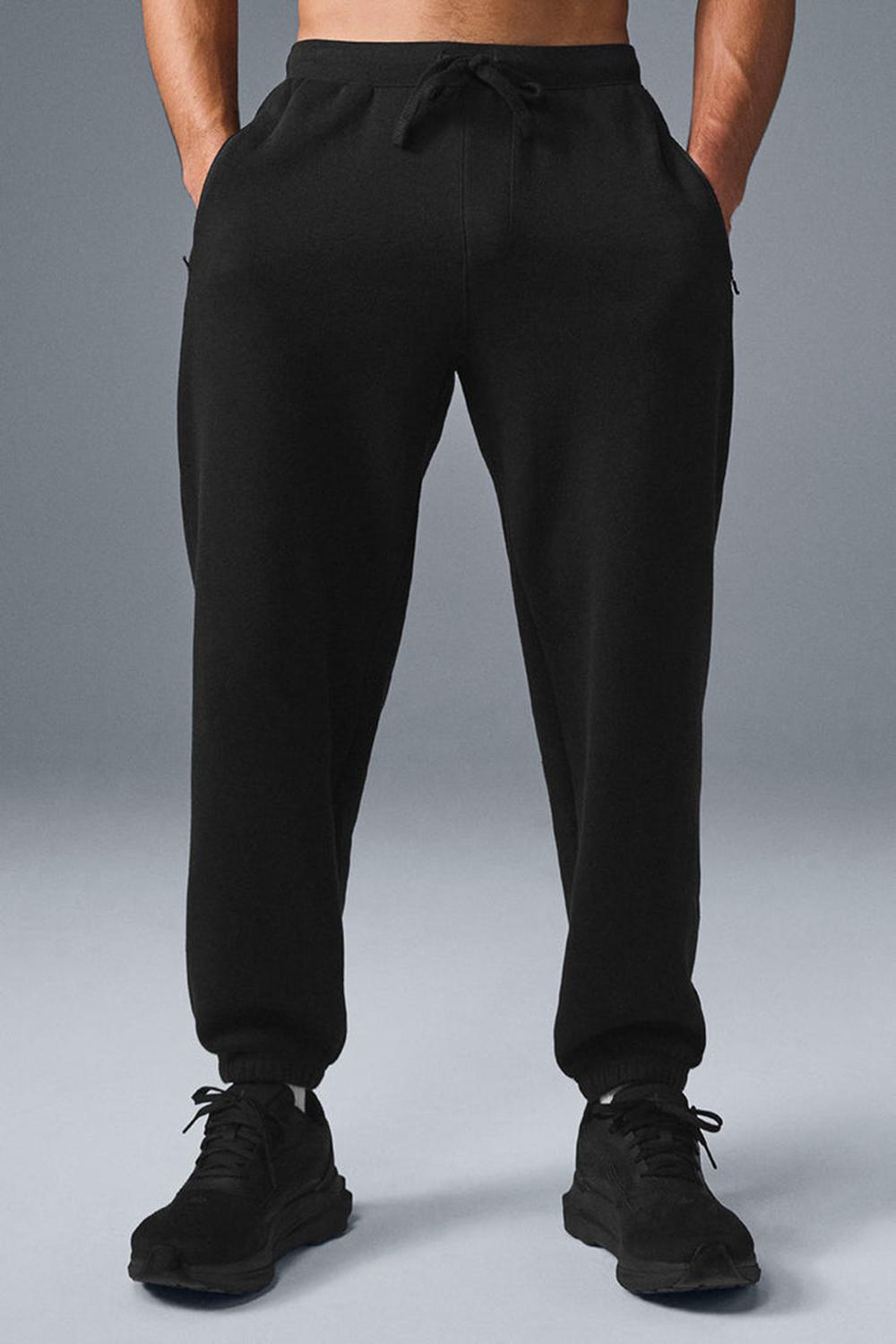 Pantalon Deportivo Alo Yoga Triumph Restore Hombre Negras | España  TJNX-71429