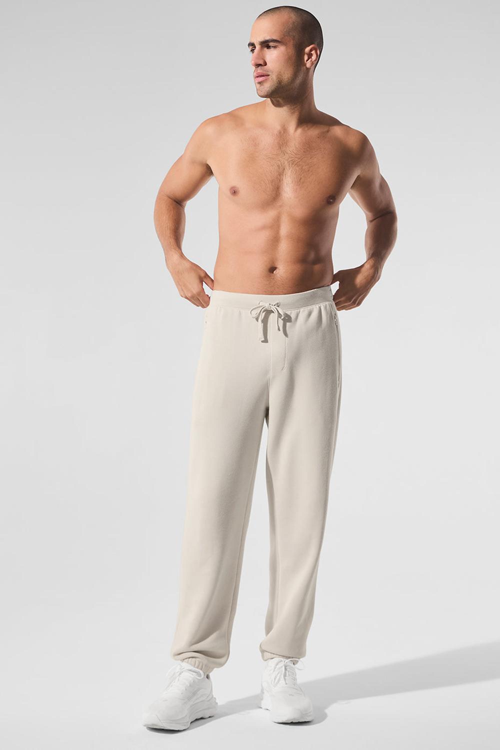 Pantalon Deportivo Alo Yoga Triumph Restore Hombre Bone | España  OESV-51632
