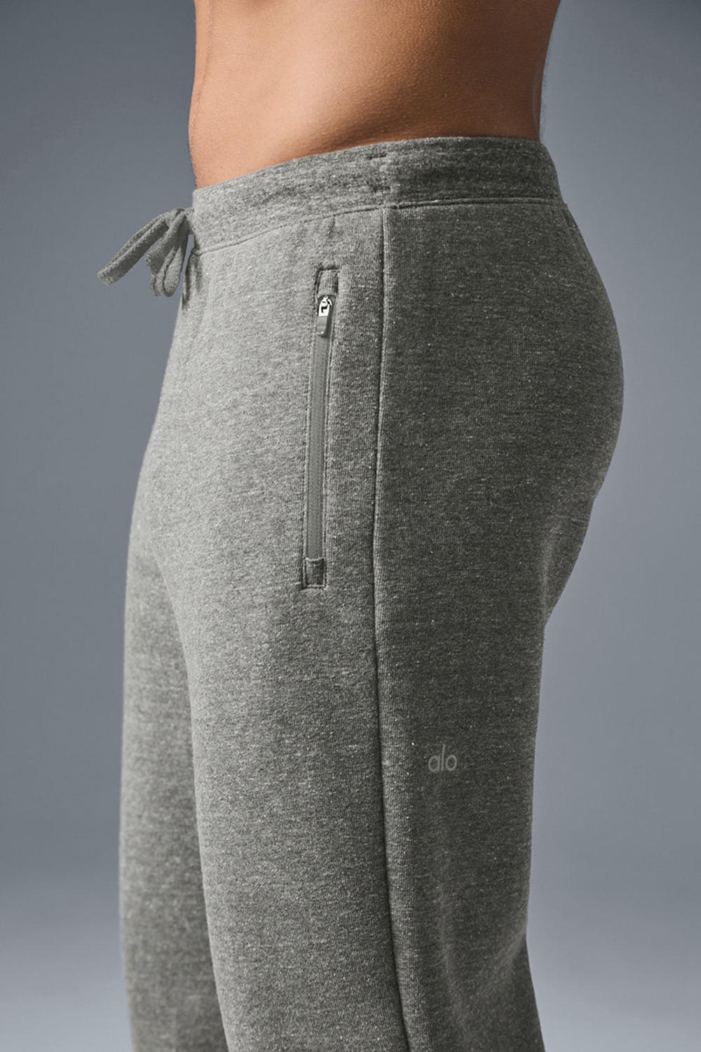 Pantalon Deportivo Alo Yoga Triumph Restore Hombre Gris | España  YBTU-18649