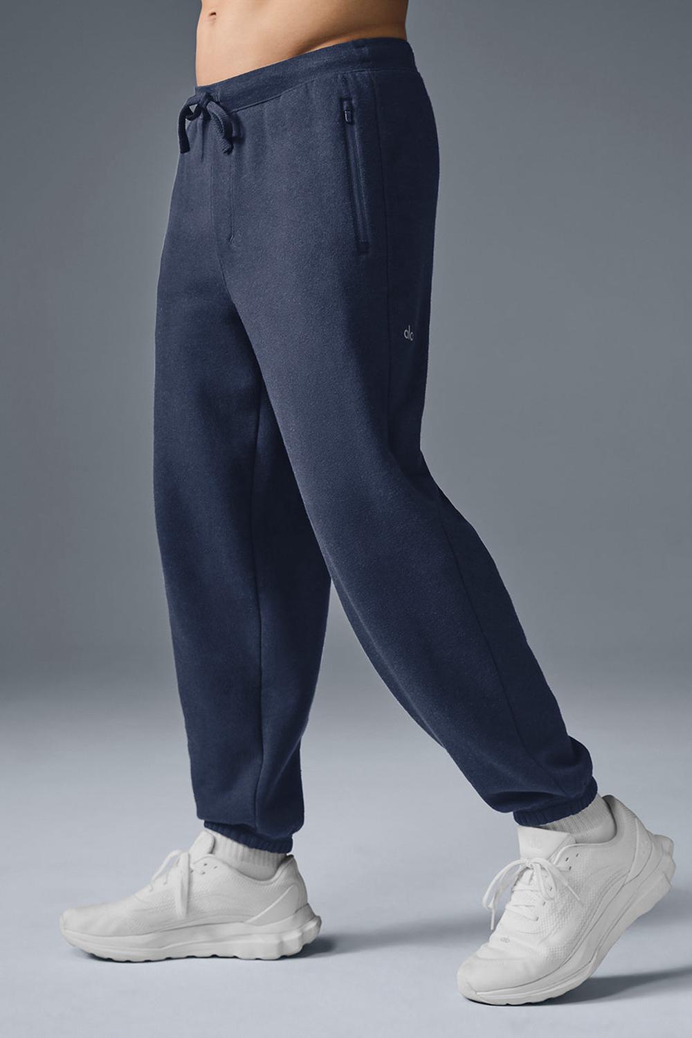 Pantalon Deportivo Alo Yoga Triumph Restore Hombre Azul Marino | España  KZLT-10285