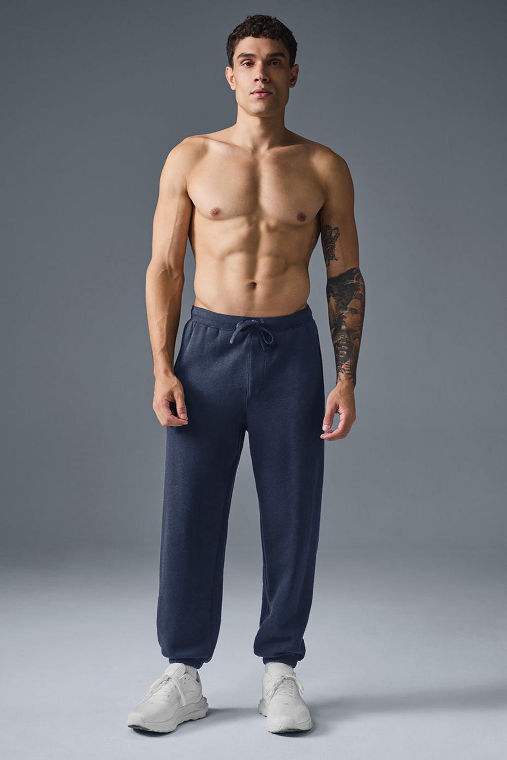 Pantalon Deportivo Alo Yoga Triumph Restore Hombre Azul Marino | España  KZLT-10285