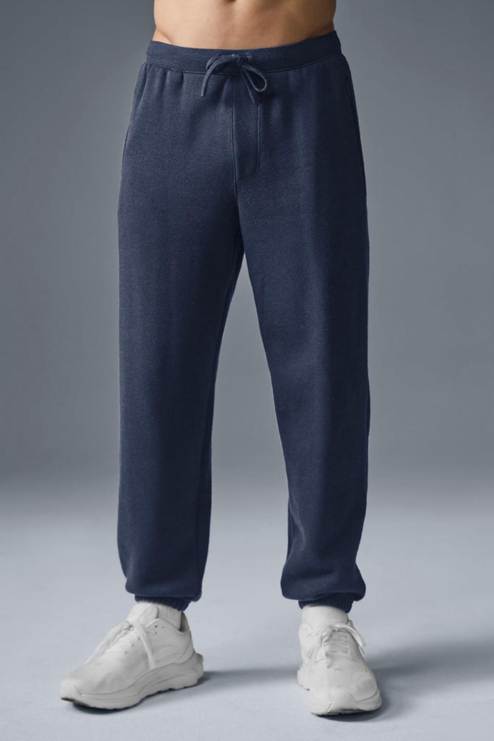 Pantalon Deportivo Alo Yoga Triumph Restore Hombre Azul Marino | España  KZLT-10285
