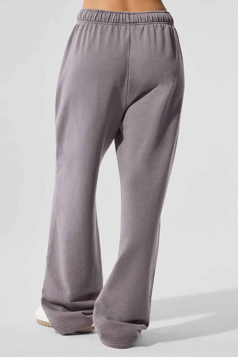Pantalon Deportivo Alo Yoga Washed Accolade Straight Leg Mujer Gris Azules | España  EGHX-08462