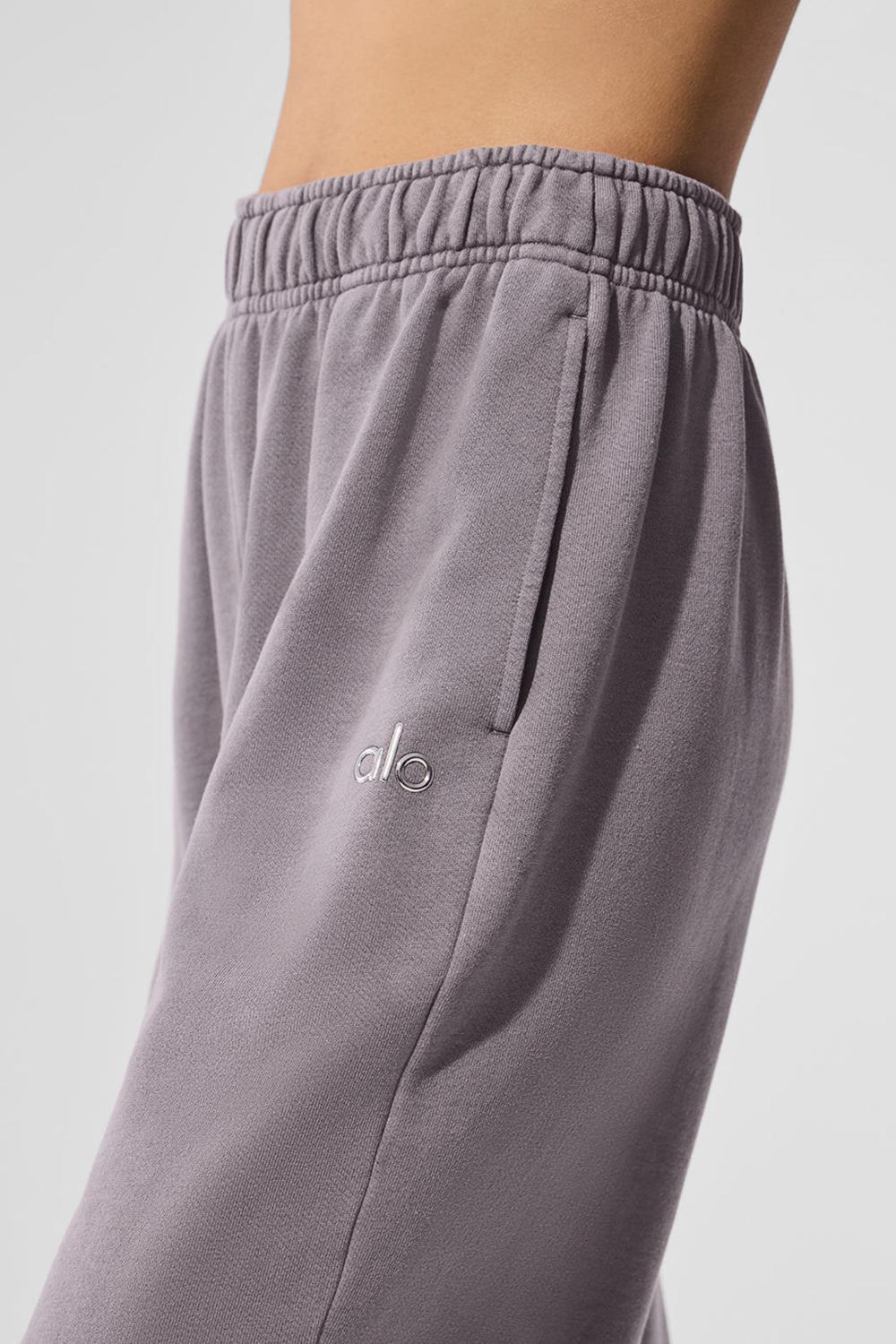 Pantalon Deportivo Alo Yoga Washed Accolade Straight Leg Mujer Gris Azules | España  EGHX-08462