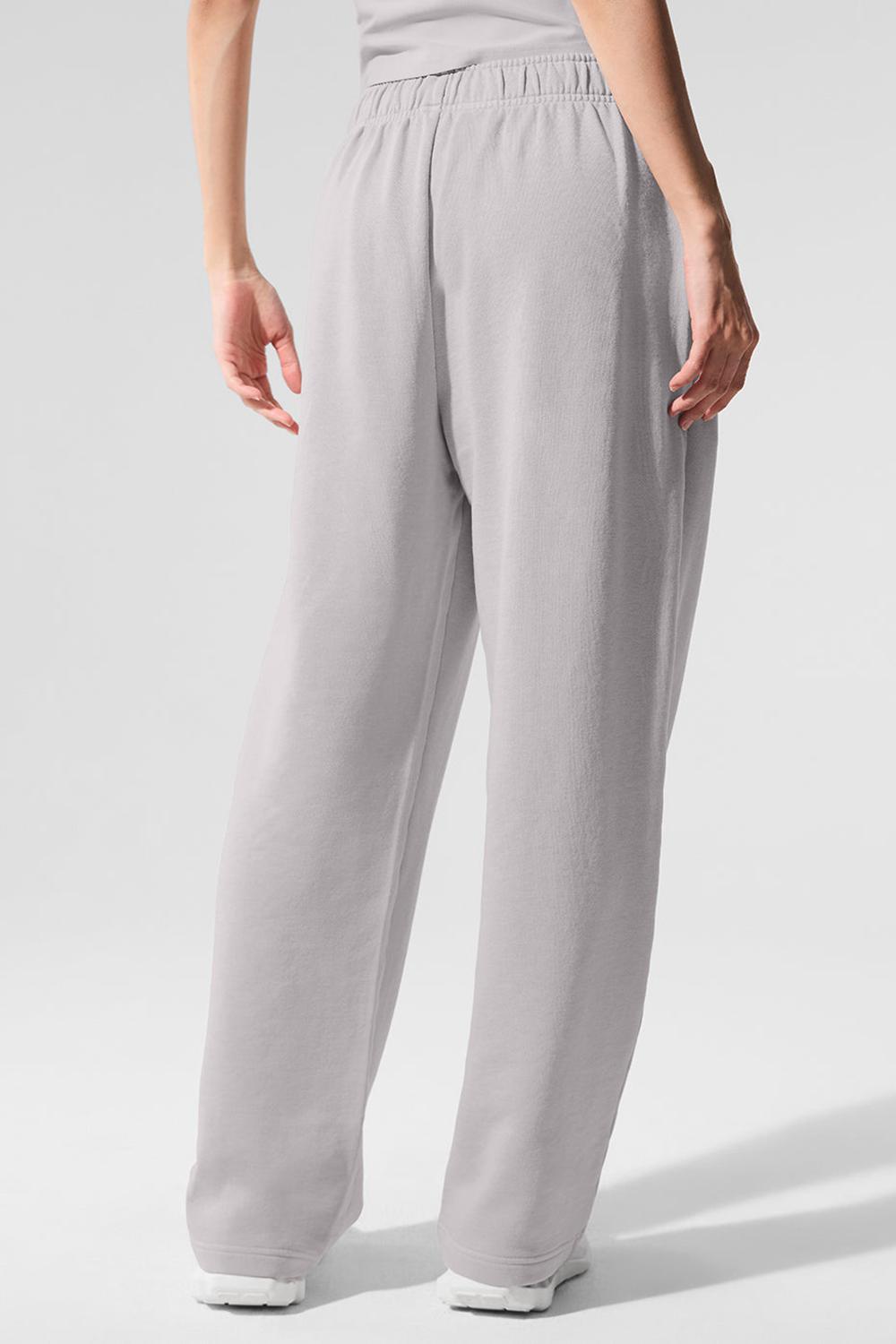 Pantalon Deportivo Alo Yoga Washed Accolade Straight Leg Mujer Gris Azules | España  NVTW-41982