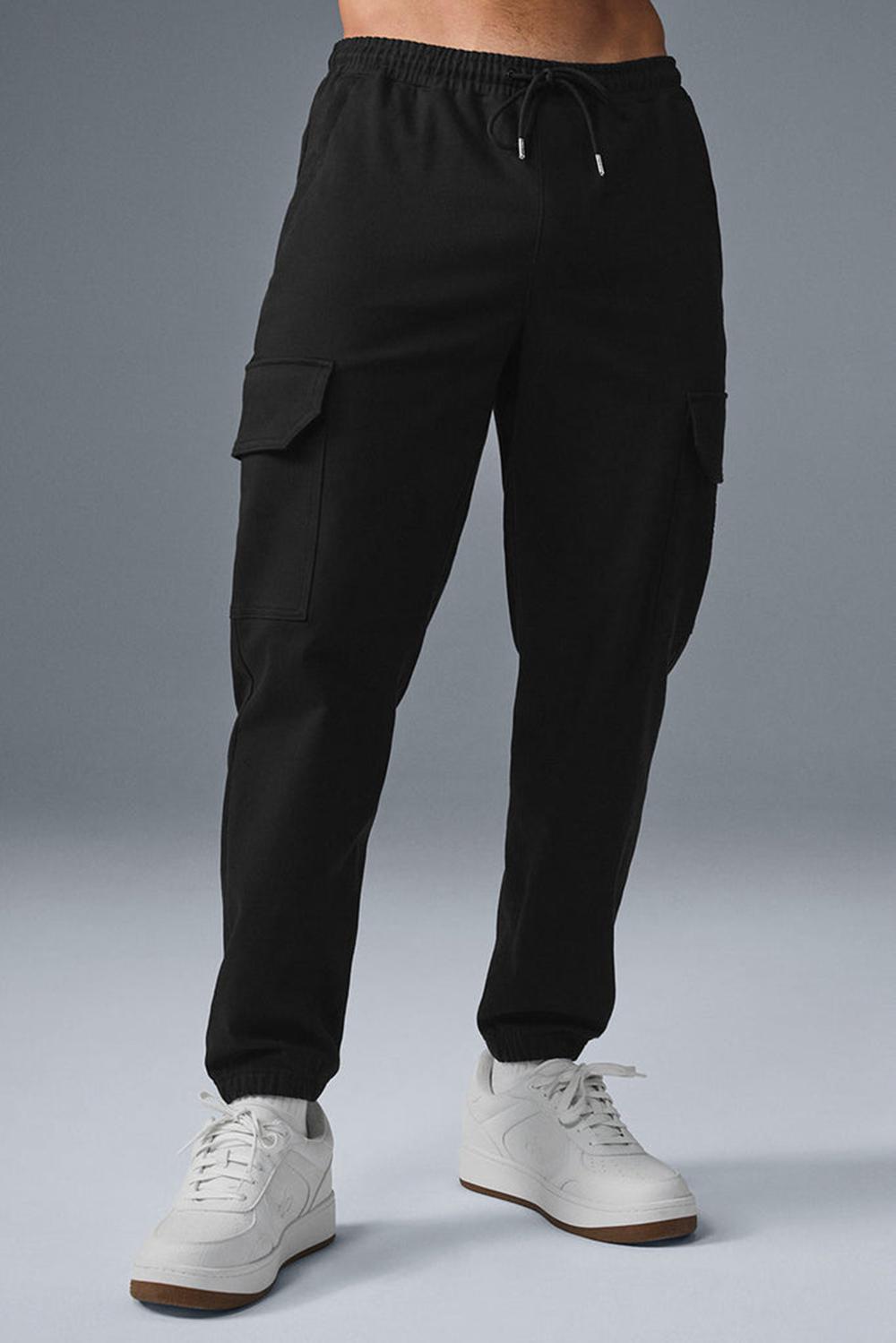 Pantalon Jogger Alo Yoga Edition Sueded Hombre Negras | España  ZQJP-78349