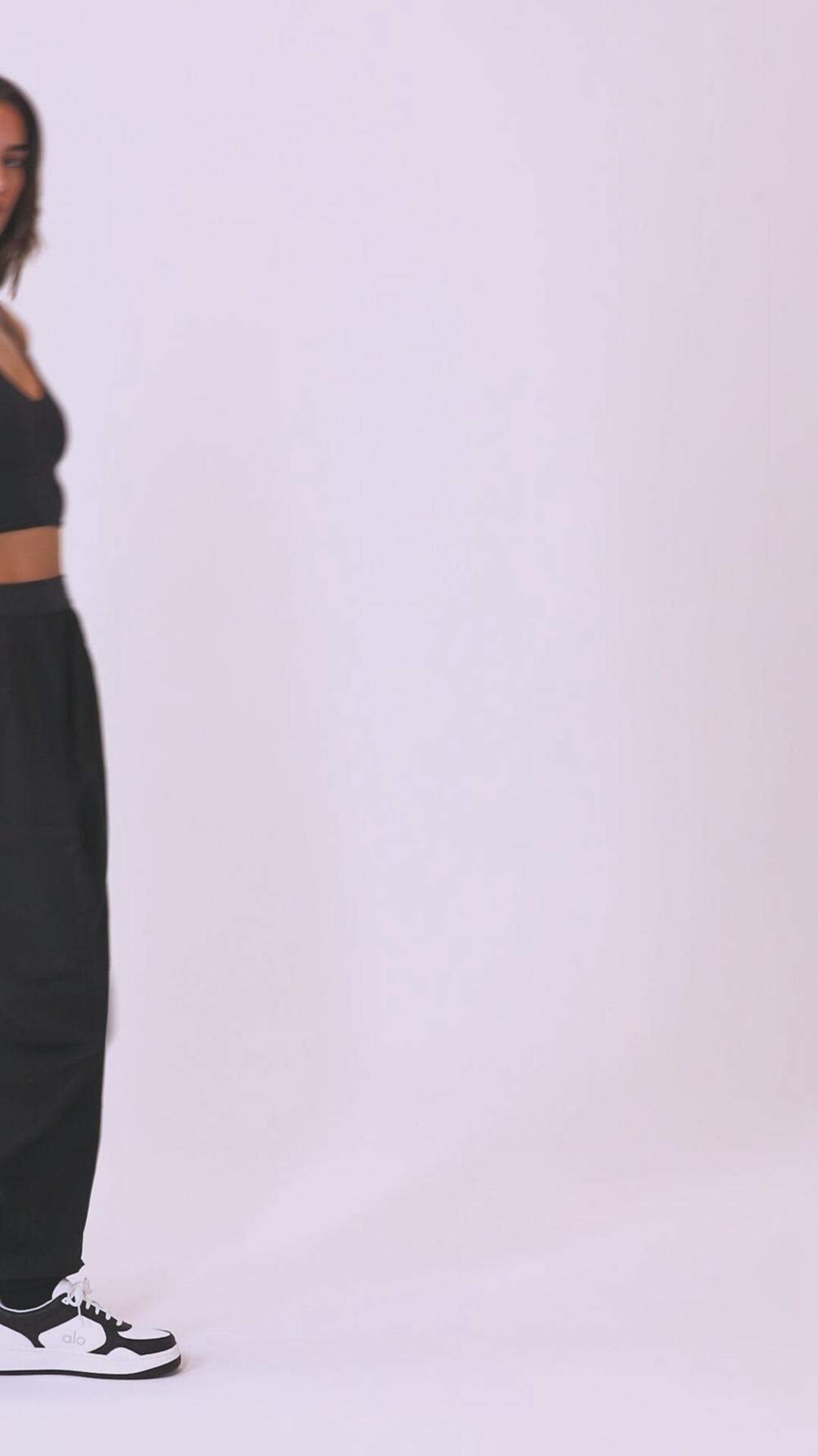 Pantalon Jogger Alo Yoga Mixed Media Reinvention Mujer Negras | España  ERPU-63742