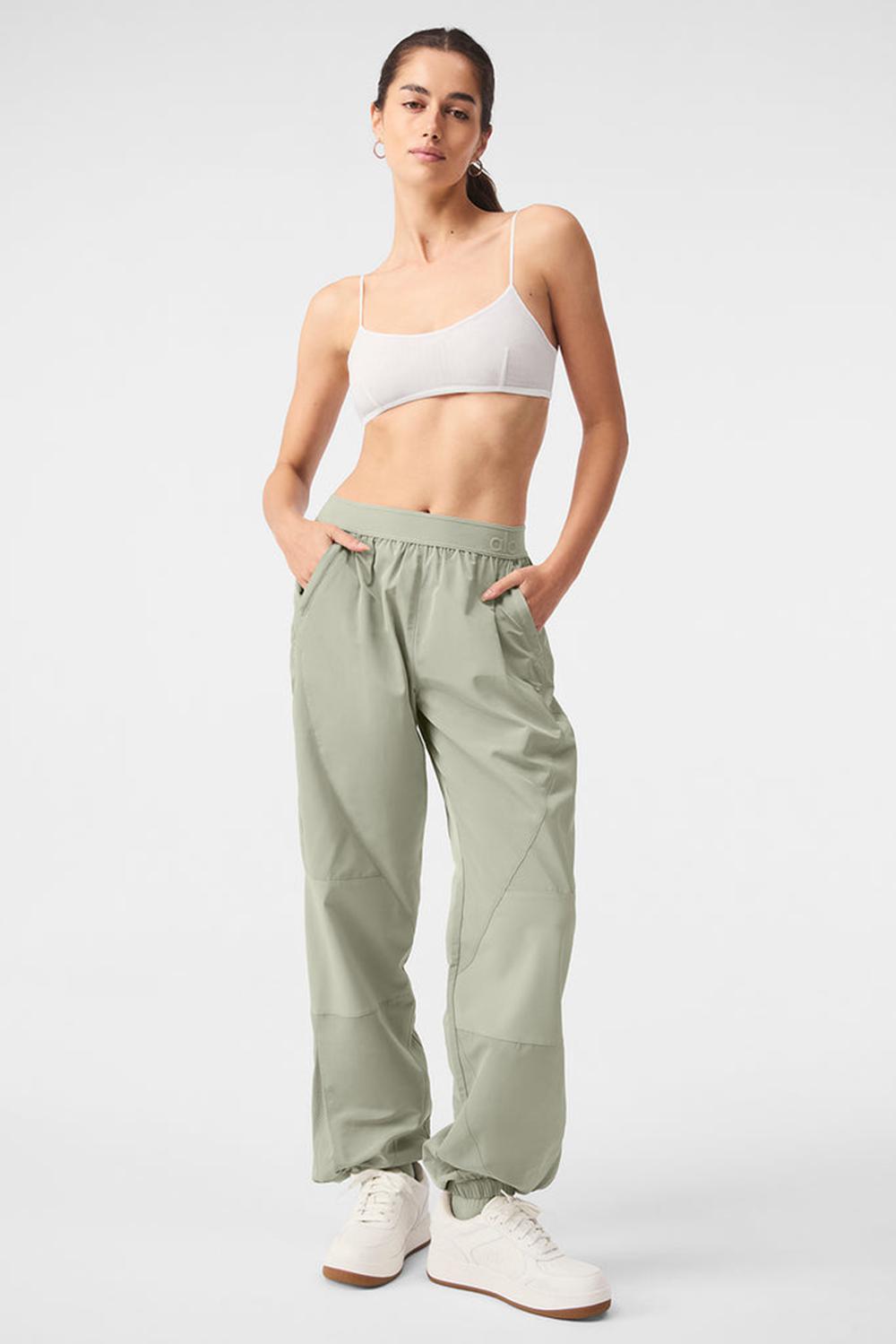 Pantalon Jogger Alo Yoga Mixed Media Reinvention Mujer Limestone | España  IHYP-86253