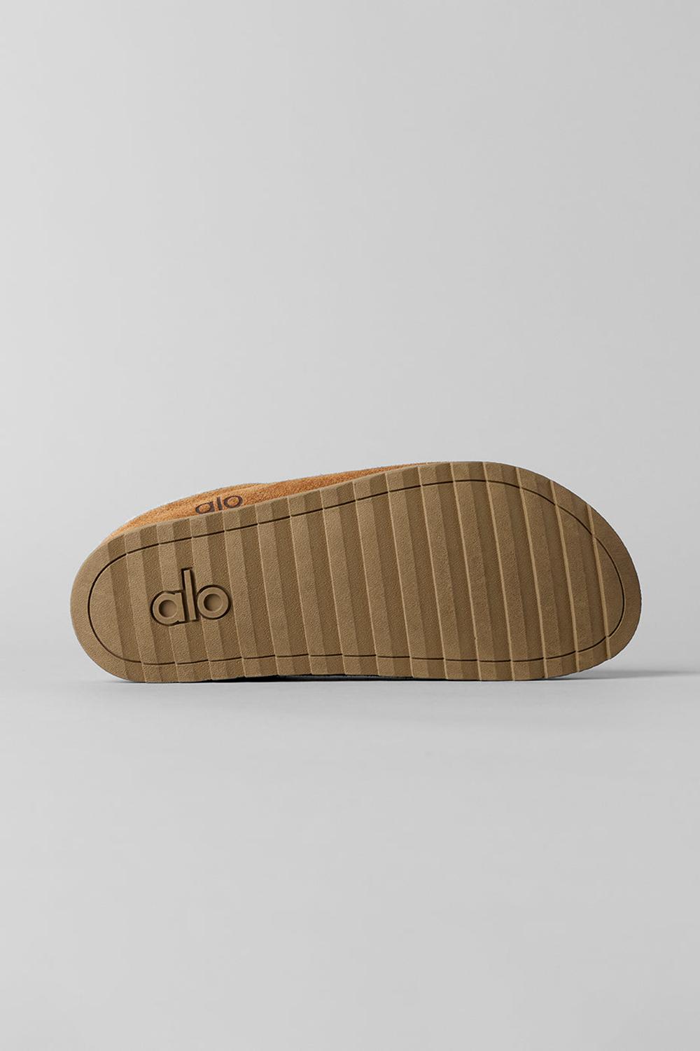 Pantuflas Alo Yoga Recovery Hombre Saddle / Ivory | España  NKCJ-02846